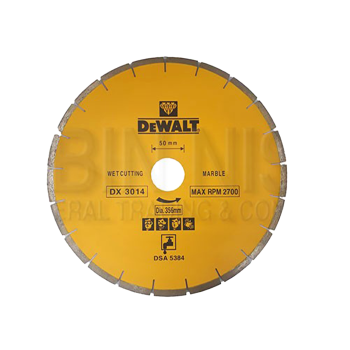 DEWALT DX3014 MARBLE CUTTING BLADES MARBLE CUTTING BLADES - D356XL48XT3XH10