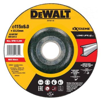 DEWALT DX7921-AE PROFESSIONAL METAL GRINDING DISCS - DEPRESSED CENTRE A30R7BF - D