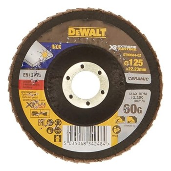 DEWALT DT99584-QZ - XR 125MM FLAP DISC 60G INOX