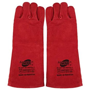 OTHERS, SAFE-HANDS, Wleding Gloves, Red Colour, Long