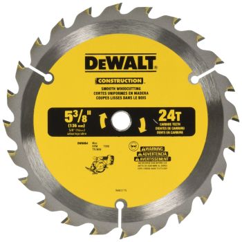 DEWALT DW9054 5-3/8-Inch 24 Tooth ATB General Purpose Saw Blade