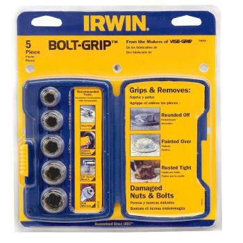 IRWIN 10504634 - BOLT GRIP FASTENER REMOVER 5PCS