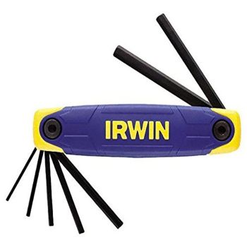 IRWIN T10765 - Folding Hex Key Set, 2.0mm-8.0mm, 7 Pieces