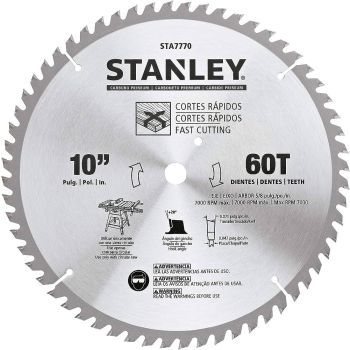 STANLEY STA7757-AE 7-1/4" 40T Saw Blade - Carded - Fine wood cuts