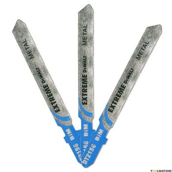 DEWALT DT2156-QZ JIG SAW BLADES - EXTREME DEWALT BLADES - T SHANK - COBALT STEEL