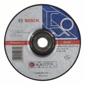 BOSCH 2608600315 - GRINDING DISC EXPERT FOR METAL 180X6X22.23MM