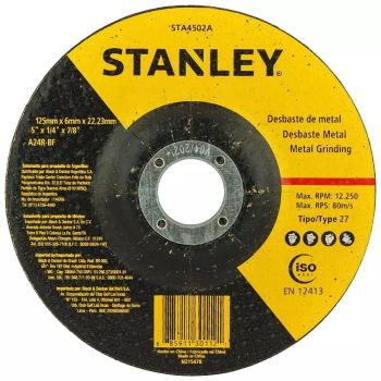 STANLEY STA4502A 125*6*22 METAL GRINDING WHEELT7