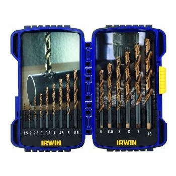 IRWIN 10503992 - Pro Drill Set Turbomax 1.5-10.0mm 15 Piece