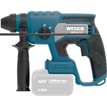 WESCO WS2806.9 - 18V Hammer Perf. / SDS-Plus Brushless Breaker