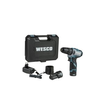 WESCO WS2558K2 - 12V Brushless Impact Drill - 10 mm