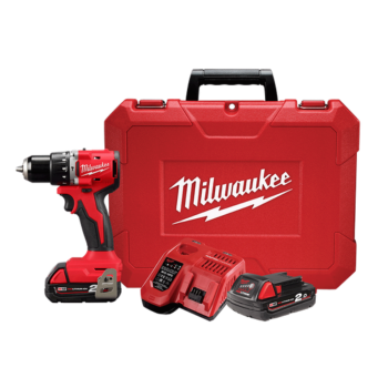 MILWAUKEE,4933492822, M18BLPDRC-202C - COMPACT HAMMER DRILL IN2