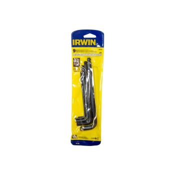IRWIN T10747 - Set of 9 Short L-Spanners - Inch: 1/16 - 3/8