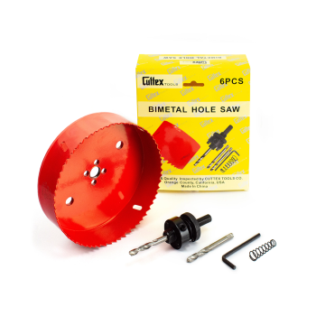 CUTTEX TOOLS 4-1/8" Bi-Metal Hole Saw Kit