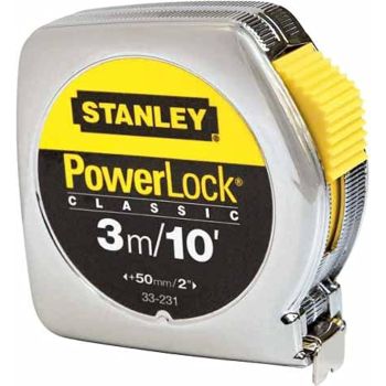 STANLEY 0-33-231T  Short Tapes Powerlock 3M/E x 13mm Metric- Imperial