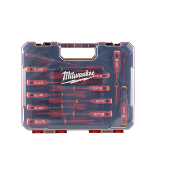 MILWAUKEE, 12 piece vde screwdriver set