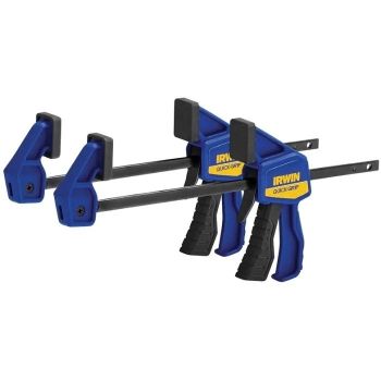 IRWIN T530062EL7 -  Quick-grip Micro Clamps Twin Pack 100mm (4in) 
Trigger / Ratchet Clamps