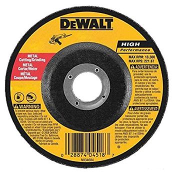 DEWALT DX7947-AE PROFESSION METAL CUTTING DISCS - DEPRESSED CENTRE A24R7BF - D125