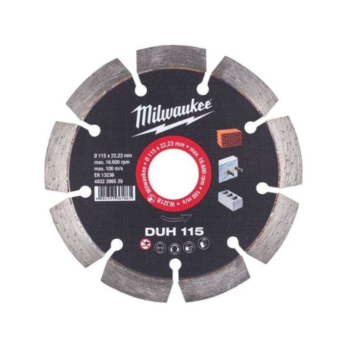 MILWAUKEE 4932399539 - Diamond cutting disc DUH 115 mm