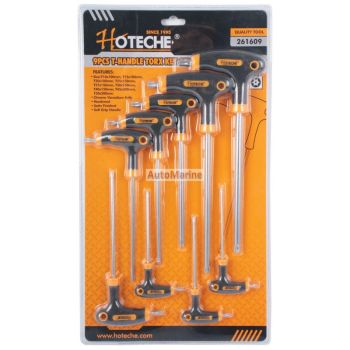 OTHERS, 261609, HOTECHE 9PCS T-HANDLE TORX HEX KEY SET