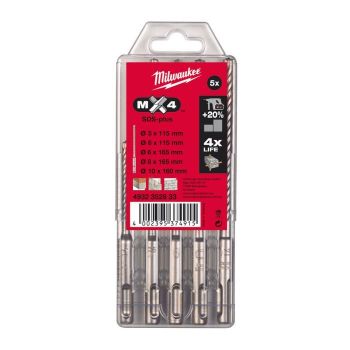 MILWAUKEE 4932352833 - Set Prime 4 pcs | SDS Plus