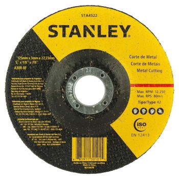 STANLEY STA4522 125*3*22 METAL CUTTING WHEELT27