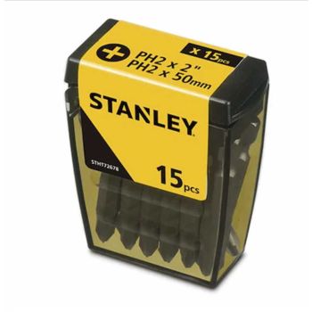 STANLEY STHT72679-8L BITS PZ2 - 50MM WITH MERCHANDISER