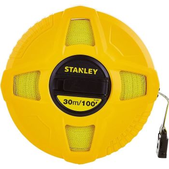 STANLEY STHT34262-8 Long Tapes Closed Case Fibreglass 30M/E x 10mm Metric- Imperial