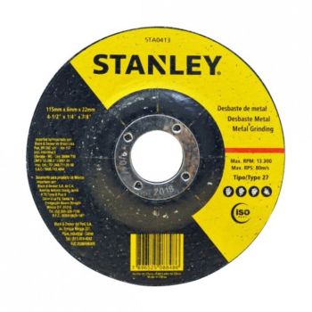 STANLEY STA0413 115*6*22 METAL CUTTING WHEEL27T