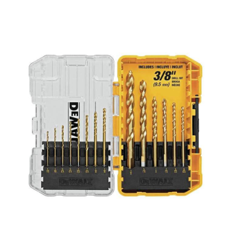 DEWALT DWA110SET-A923 - 14 PCS HSS CO DRILL BITS