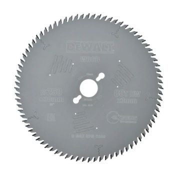 DEWALT DT4353-QZ EXTREME STATIONARY CIRCULAR SAW BLADE - SERIES 60 - 250 80 30 S60 ATB