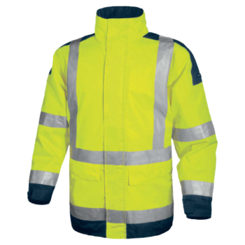 DELTAPLUS EASYVJM3X - FLUOYEL/BL EASYVIEW PARKA 3XL