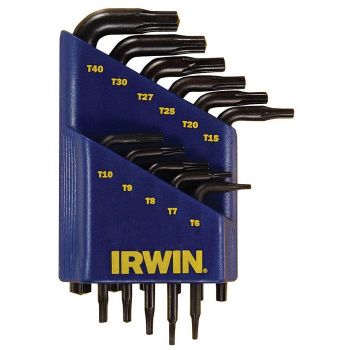 IRWIN T10758 -  TORX KEY SET; T6-T40; 11PCS