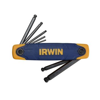 IRWIN T10769 - Ball-End Folding Hex Key | Set 7pcs