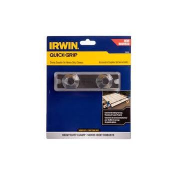 IRWIN 1988931 - QUICK-GRIP Clamp Coupler for Heavy-Duty One-Handed Bar Clamps, Black & Blue, 3.65 cm*21.7 cm*17.78