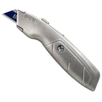 IRWIN 10507448 -  PROENTRY RETRACTABLE UTILITY KNIFE; SILVER