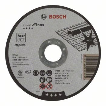 BOSCH 2608600549 - CUTTING DISC EXPERT 125x1x22.23mm