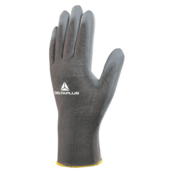 DELTAPLUS VE702PG09 - GREY PES/PU PALM  GLOVE 9