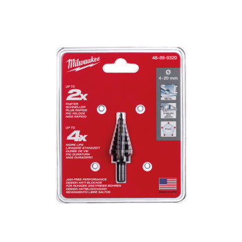 MILWAUKEE 48899320 - Step Drill Bit 4mm - 20mm