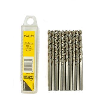 STANLEY STA50069B10 HSS 5MM PACK OF (10