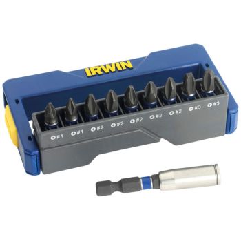 IRWIN 1923419 - Phillips Impact Screwdriver Bit Set, 10 Piece