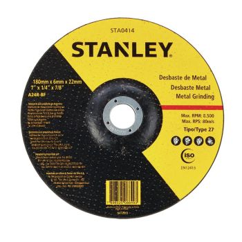 STANLEY STA0414 180*6*22METAL CUTTING WHEELT27