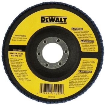 DEWALT DT3209-QZ - 4" FLAP DISC TYPE 27 GRIT 60 MM