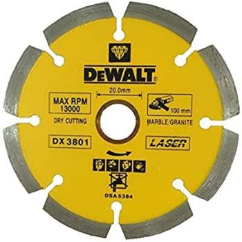 DEWALT DX3801 LASER SEGMENTED BLADES / MARBLE AND GRANITE LASER SEGMENTED BLAD