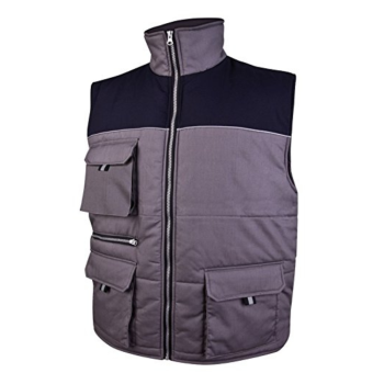 DELTAPLUS HERALGMGT - GREY/NAVYBL HERALD VEST L