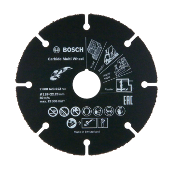 BOSCH 2608623012 - CARBIDE MULTI WHEEL 115MM